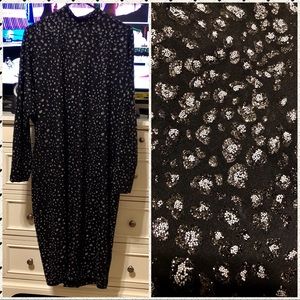 LUVICE Black Glittered Dress